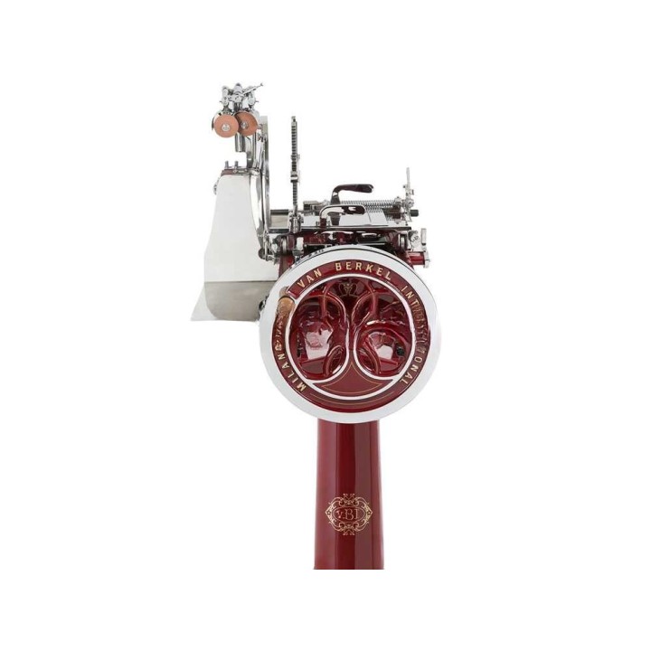 Berkel L16 vauhtipyöräkäyttöinen viipalointikone, 350 mm:n terä, punainen