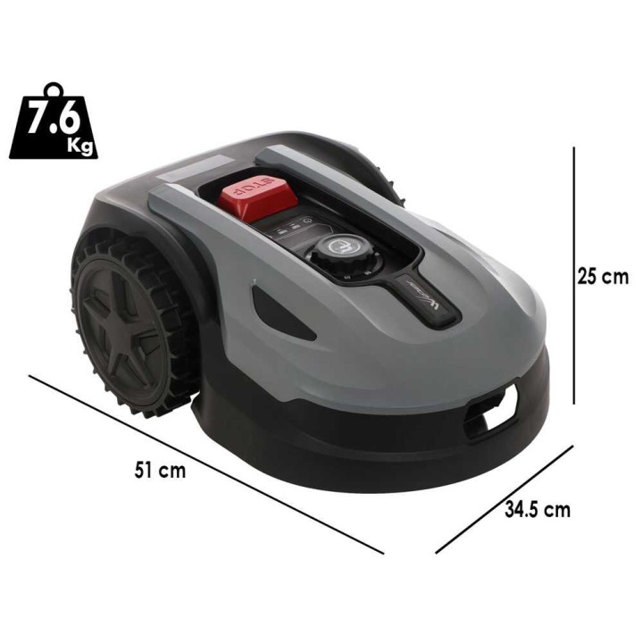 Wiper POP 5S robottiruohonleikkuri, 500 m², 20 V