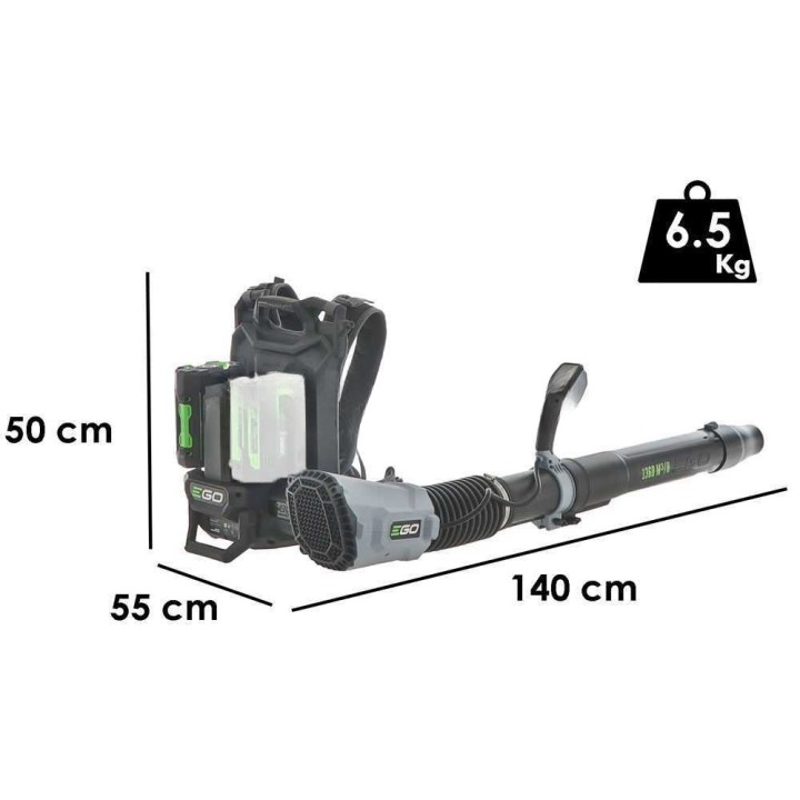 EGO LBP8000E -akkureppupuhallin, 56 V, 5 Ah