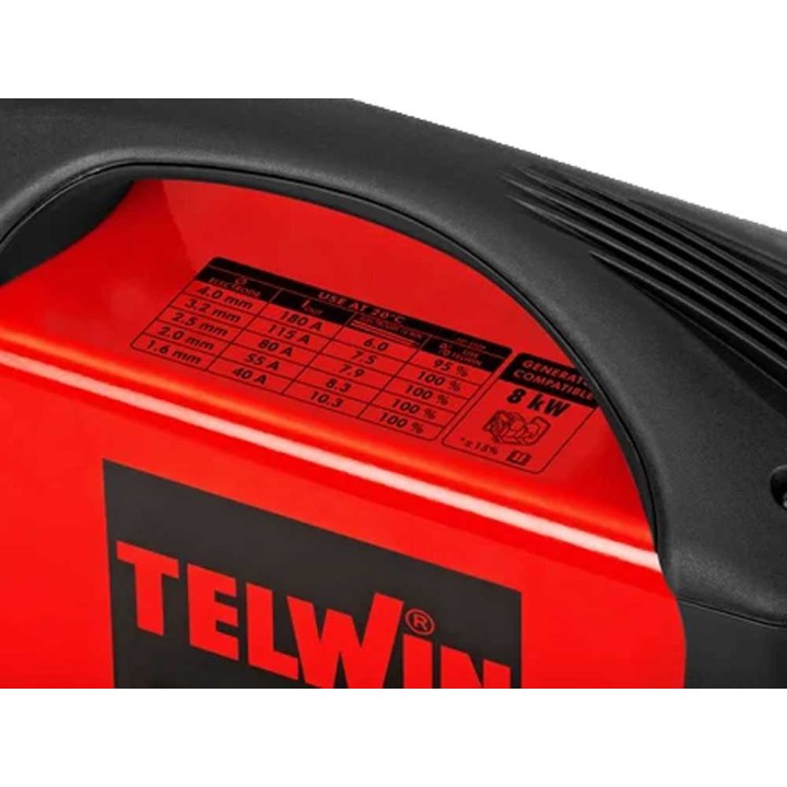 Telwin Tecnica 211/S ACX hitsausinvertteri, MMA/TIG, 15–180 A