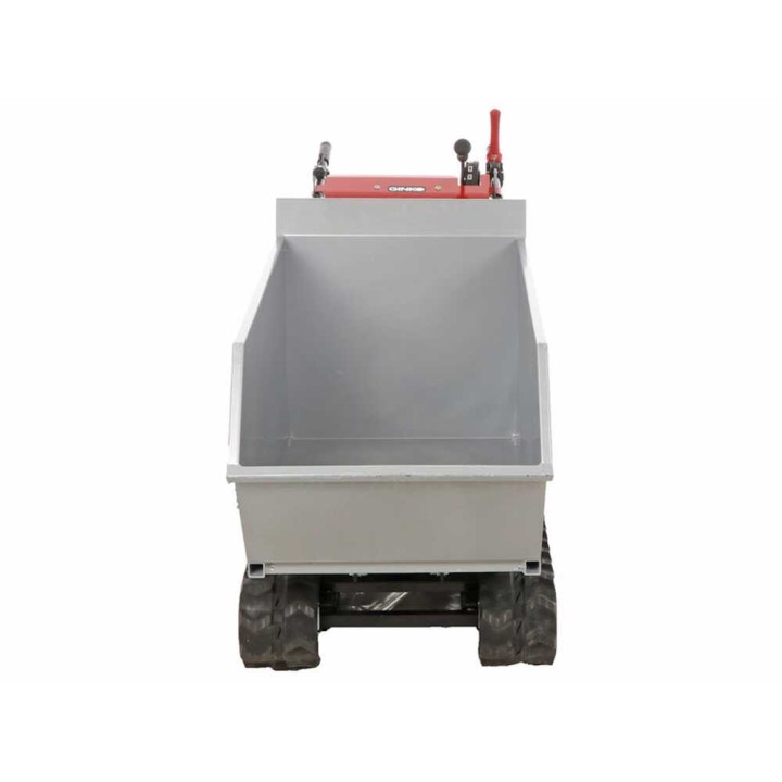 GINKO TR 660 telaketjudumpperi, Honda GX 200, 600 kg, hydraulinen lava