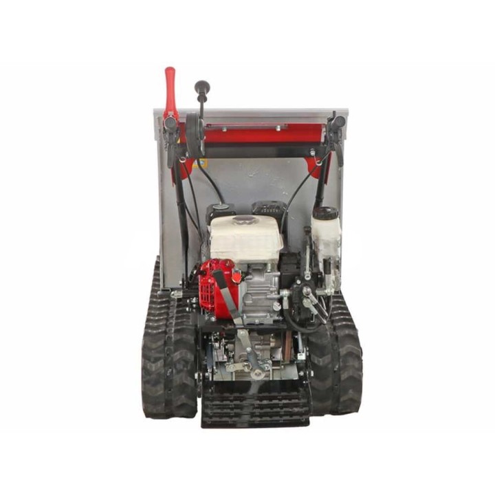 GINKO TR 660 telaketjudumpperi, Honda GX 200, 600 kg, hydraulinen lava