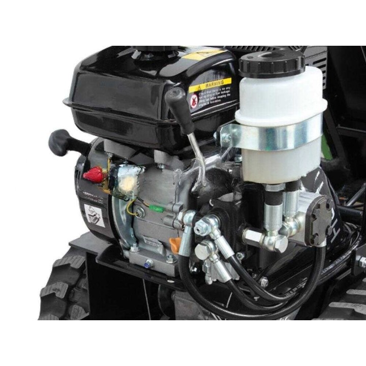 GINKO TR 660 telaketjudumpperi, Honda GX 200, 600 kg, hydraulinen lava