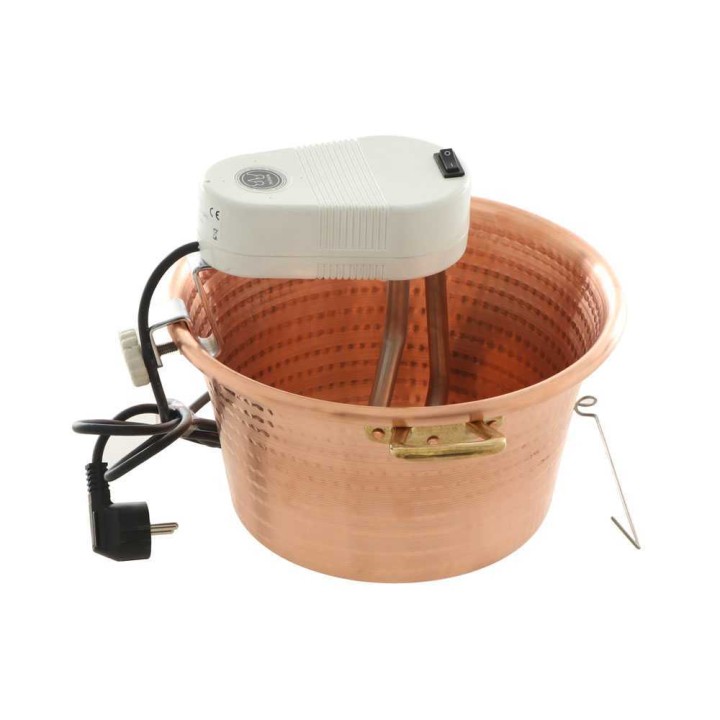 Novital 7,3L sähköinen kuparikattila polentalle, 4 W, 220 V, 30 cm