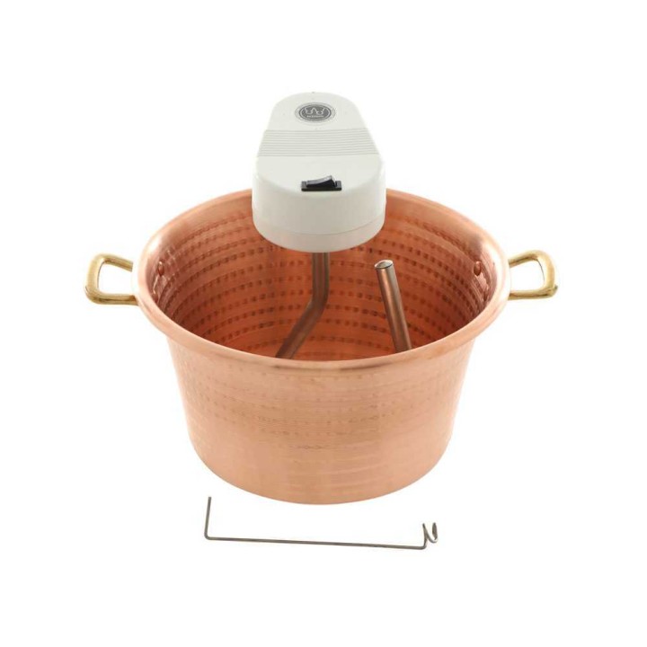 Novital 7,3L sähköinen kuparikattila polentalle, 4 W, 220 V, 30 cm