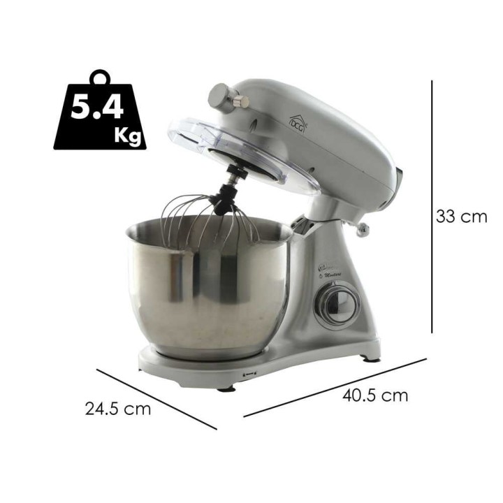 DCG KM1510S planetaarinen taikinakone, 7 l, 1 800 W, 230 V