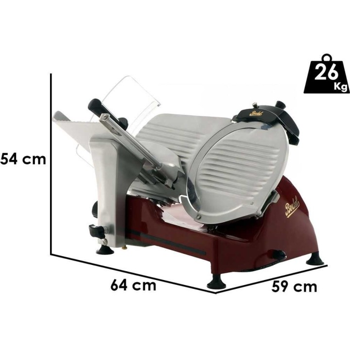 Berkel Pro Line XS30 red -viipalointikone, 350 W, 300 mm:n terä