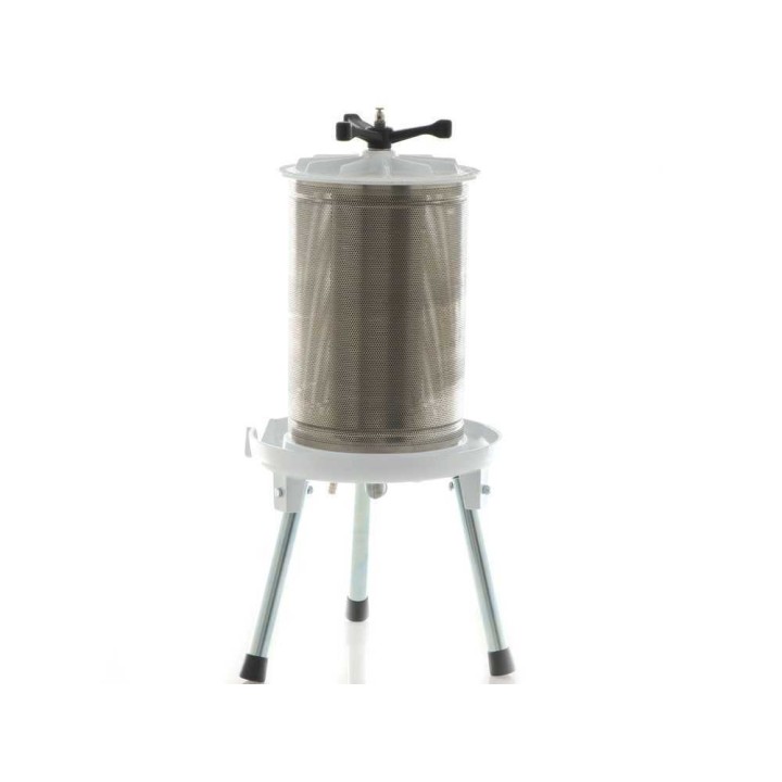Enotecnica Pillan Carezza hydraulinen hedelmäpuristin, 40 l, ruostumaton teräskori