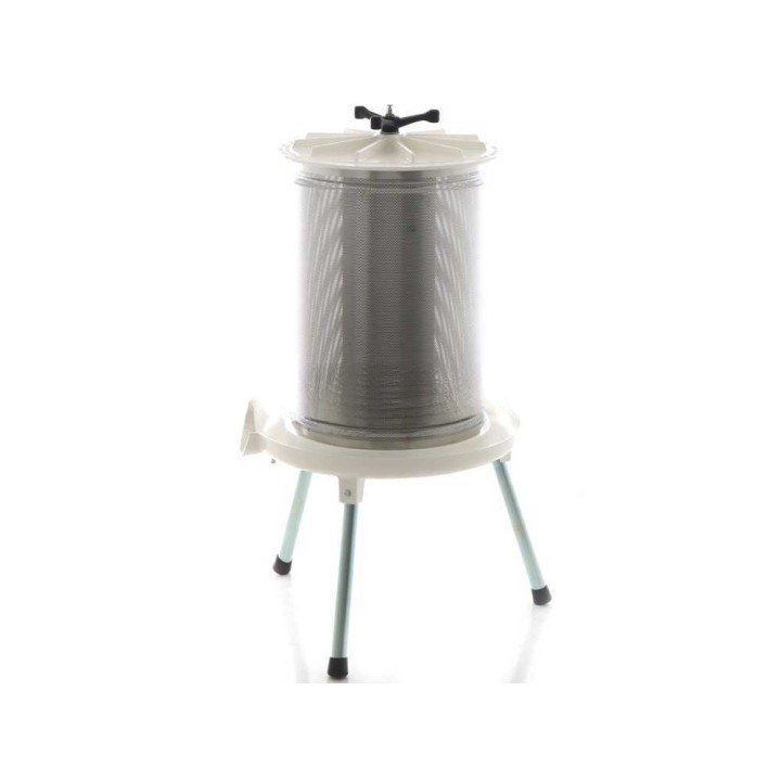 Enotecnica Pillan Garda hydraulinen idropressa hedelmille, 80 l, ruostumaton teräshäkki