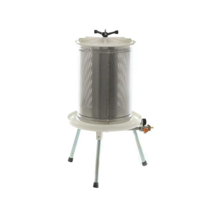 Enotecnica Pillan Garda hydraulinen idropressa hedelmille, 80 l, ruostumaton teräshäkki