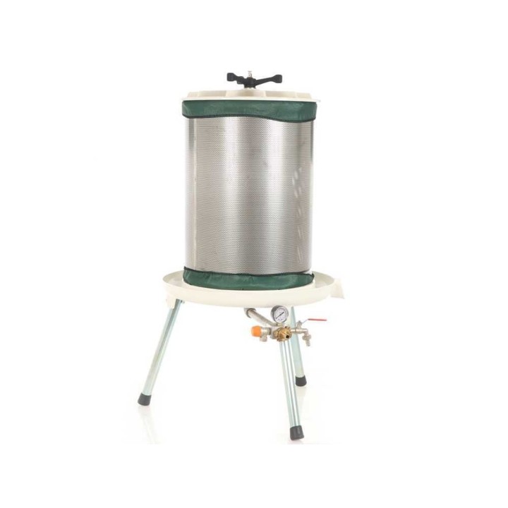 Enotecnica Pillan Garda hydraulinen idropressa hedelmille, 80 l, ruostumaton teräshäkki