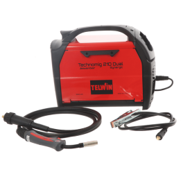 Telwin Technomig 210 Dual Synergic moniprosessihitsauslaite 20 200 A LCD näyttö
