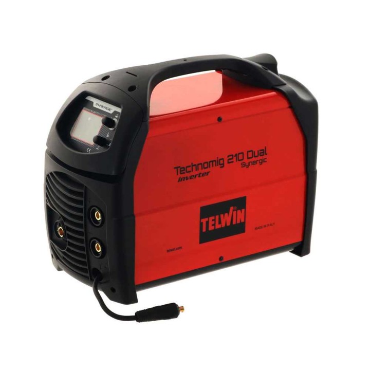 Telwin Technomig 210 Dual Synergic moniprosessihitsauslaite, 20–200 A, LCD-näyttö