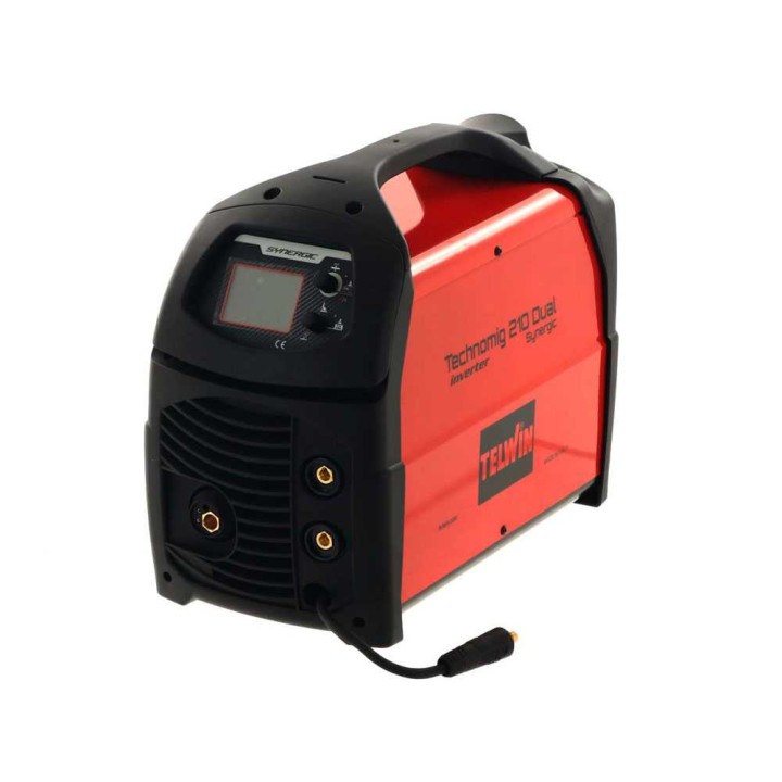 Telwin Technomig 210 Dual Synergic moniprosessihitsauslaite, 20–200 A, LCD-näyttö