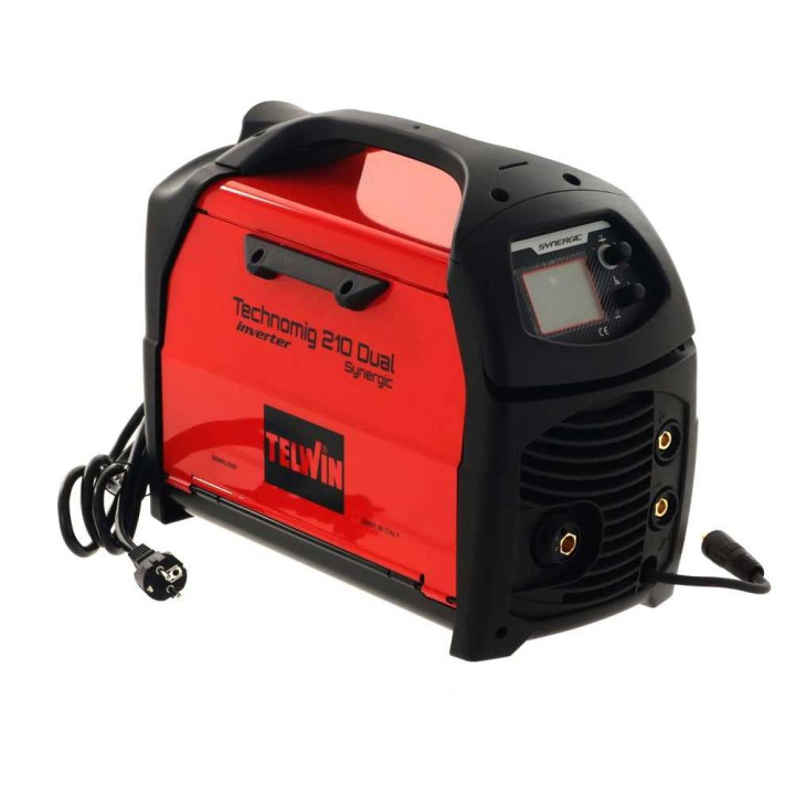 Telwin Technomig 210 Dual Synergic moniprosessihitsauslaite, 20–200 A, LCD-näyttö