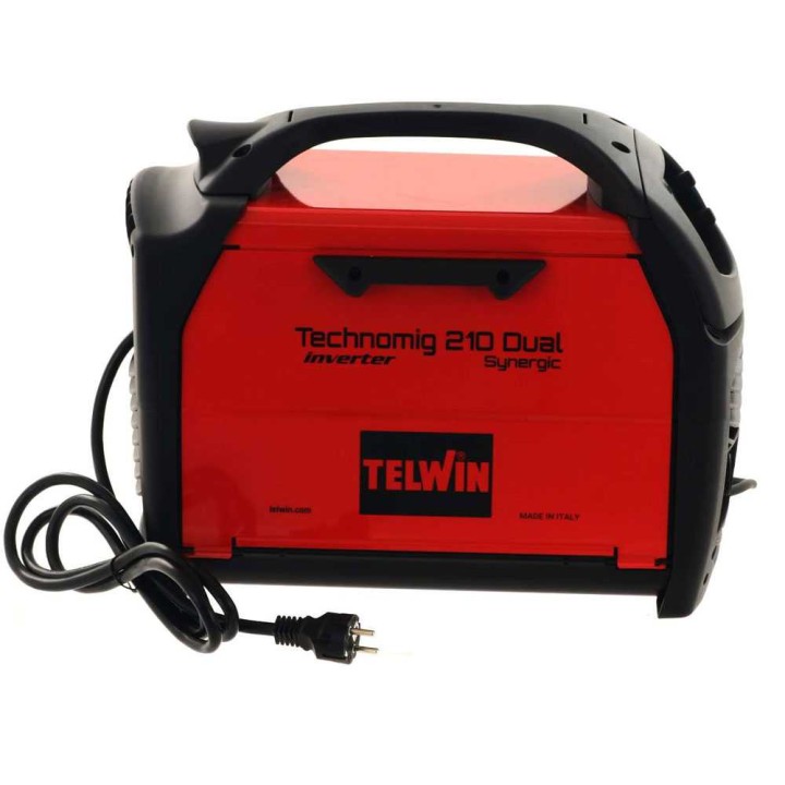 Telwin Technomig 210 Dual Synergic moniprosessihitsauslaite, 20–200 A, LCD-näyttö