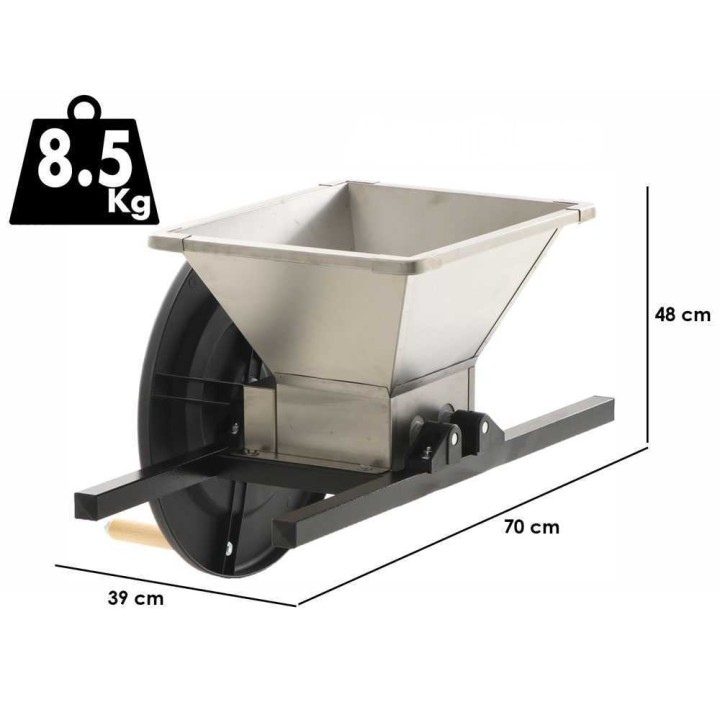 Grifo PIP INOX manuaalinen hedelmämurskain, ruostumaton teräs
