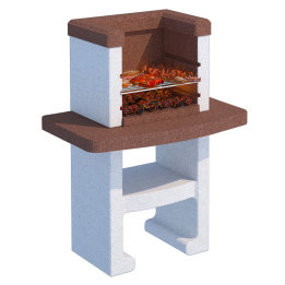 Linea VZ Toscana muurattu puu ja hiiligrilli 45 33 cm 180 kg