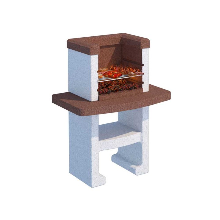Linea VZ Toscana muurattu puu- ja hiiligrilli, 45 × 33 cm, 180 kg
