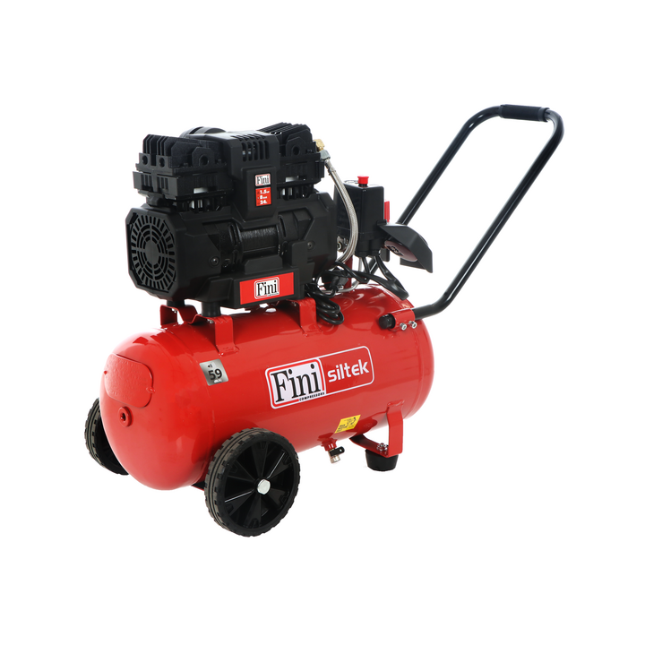 Fini Siltek TB 24 öljytön sähkökompressori 1 5 HP 24 l 8 bar