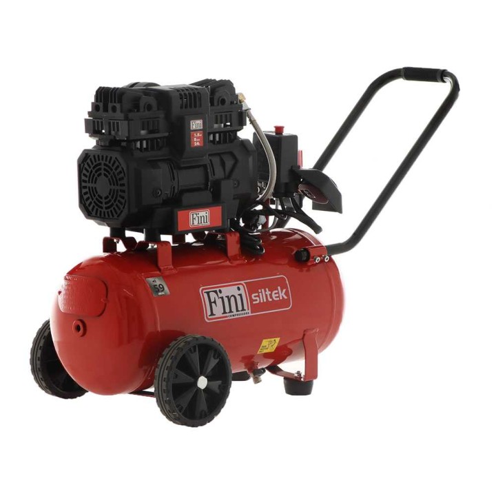 Fini Siltek TB 24 öljytön sähkökompressori, 1,5 HP, 24 l, 8 bar