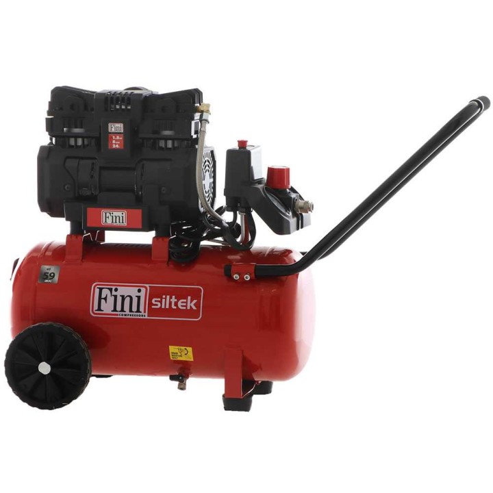 Fini Siltek TB 24 öljytön sähkökompressori, 1,5 HP, 24 l, 8 bar