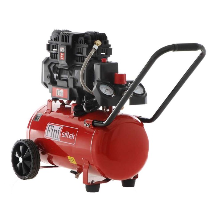 Fini Siltek TB 24 öljytön sähkökompressori, 1,5 HP, 24 l, 8 bar