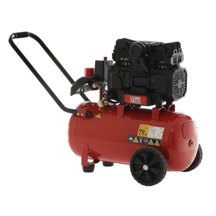 Fini Siltek TB 24 öljytön sähkökompressori, 1,5 HP, 24 l, 8 bar