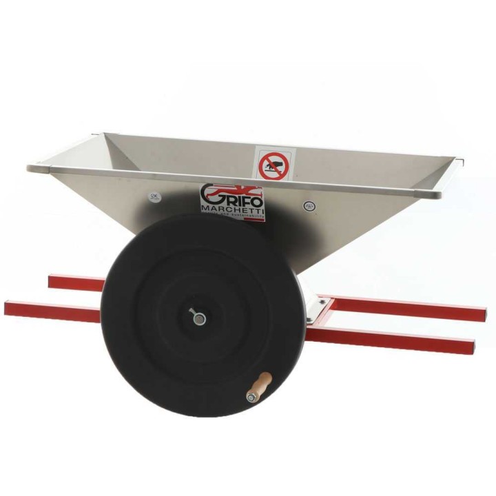 GRIFO PIG INOX manuaalinen hedelmänmurskain, ruostumaton teräs, 95 × 60 cm