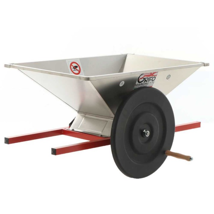 GRIFO PIG INOX manuaalinen hedelmänmurskain, ruostumaton teräs, 95 × 60 cm