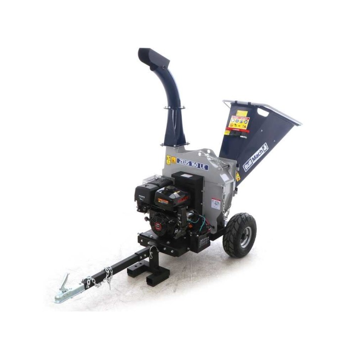 BullMach ZEUS 160 LE hinattava biomurskain, Loncin 420 cm³, sähköstartti