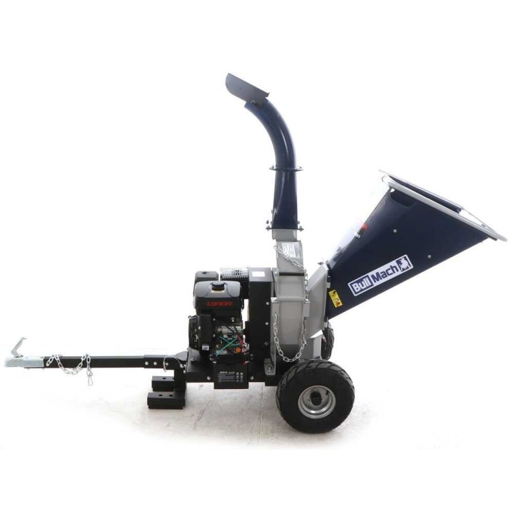 BullMach ZEUS 160 LE hinattava biomurskain, Loncin 420 cm³, sähköstartti