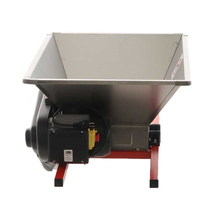 PIGMO INOX sähkökäyttöinen hedelmänmurskain, 1 HP, 230 V, ruostumaton teräs