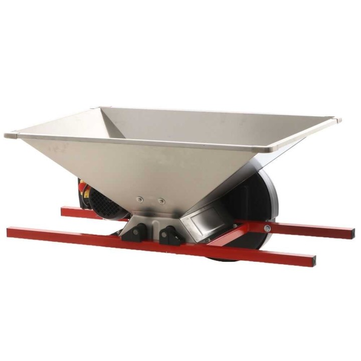 PIGMO INOX sähkökäyttöinen hedelmänmurskain, 1 HP, 230 V, ruostumaton teräs
