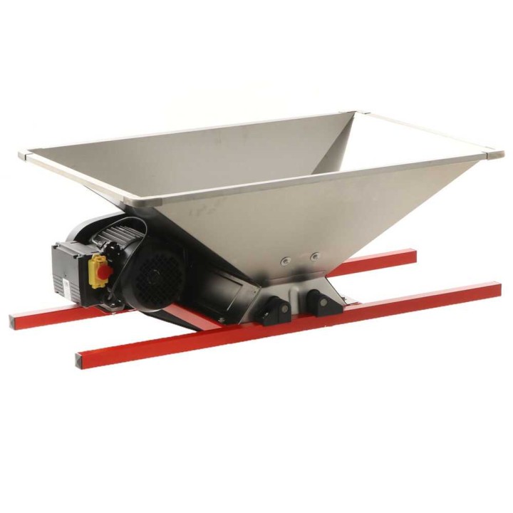 PIGMO INOX sähkökäyttöinen hedelmänmurskain, 1 HP, 230 V, ruostumaton teräs