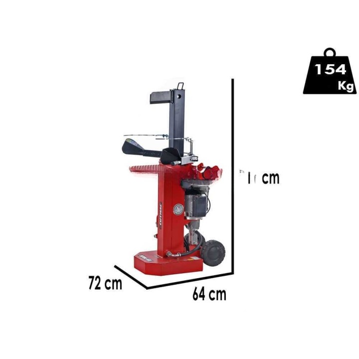 Docma SF100 Rapid 220 XX pystymallinen sähköklapikone, 2 200 W, 8,15 t