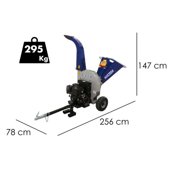 ZEUS 180 BSE hinattava bioklipsuri, Briggs & Stratton 420 cm³, 13,5 HP, sähkökäynnistys