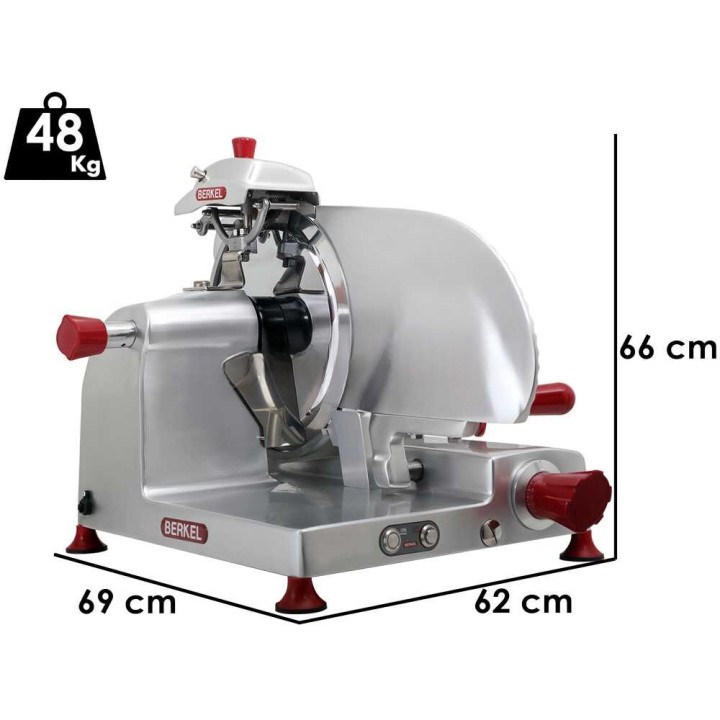 Berkel Essentia Salumeria BES370 leikkeleleikkuri, 370 mm, 250 W, 400 V kolmivaiheinen