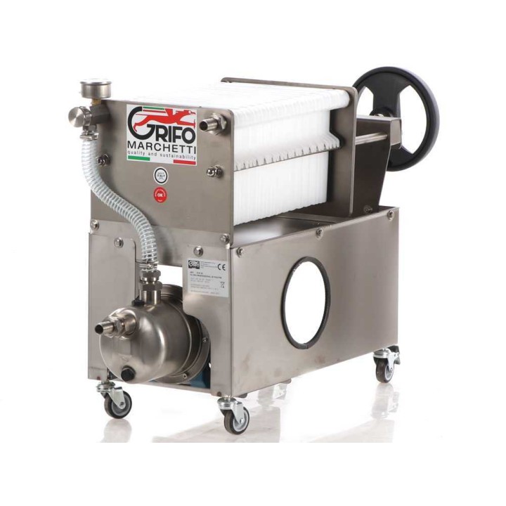Grifo Professional Inox 30 levy- ja kartonkisuodatin, ruostumaton teräs