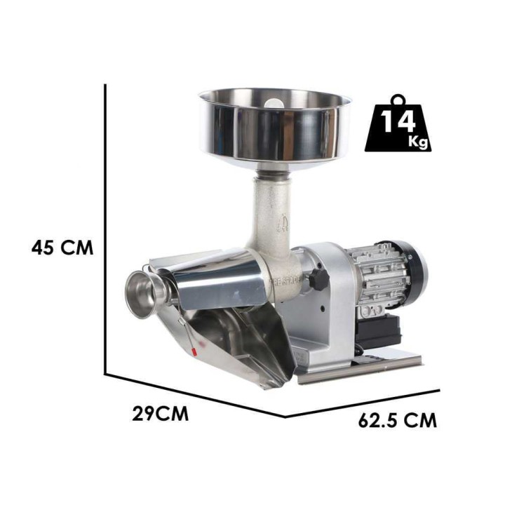 Tre Spade BIG-2P sähköinen tomaattimylly, 480 W, 230 V