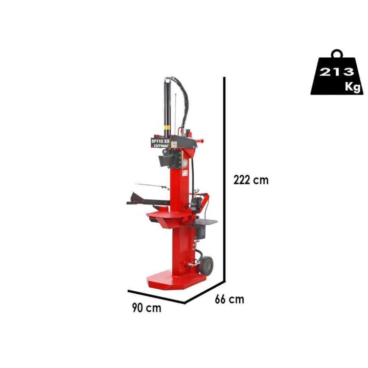 Docma SF110 Rapid 220 XX pystykirveshalkaisija, 8,15 t, 2 200 W
