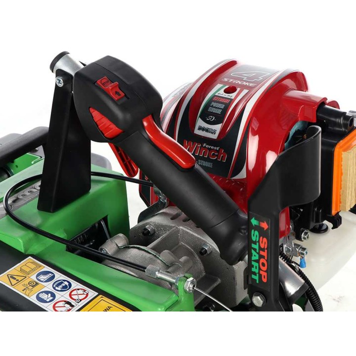 Docma VF150 auto-4 GX50 -metsävinssi, Honda GX50, 80 m vaijeri, 1 210 kg