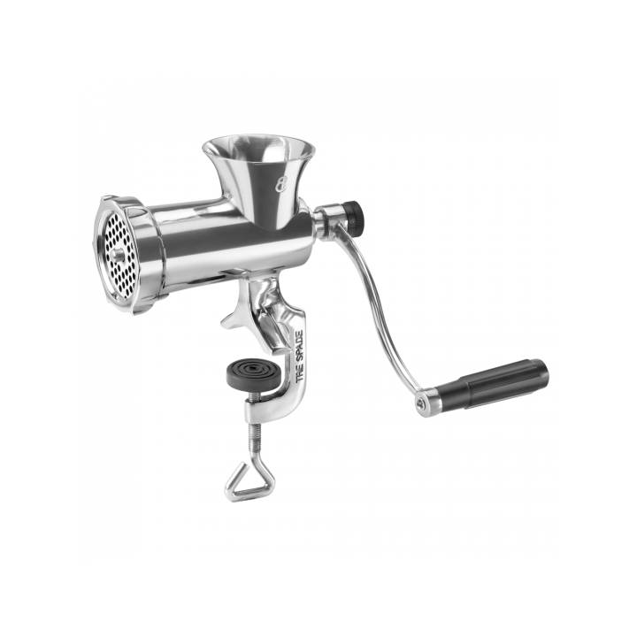 Tre Spade TC 8 Inox manuaalinen lihamylly ruostumaton teräs nro 8