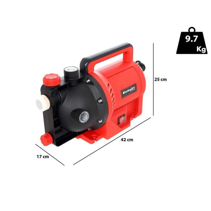 Einhell GC-GP 1045 E sähköinen itseimevä puutarhapumppu, 1 050 W, 4 500 l/h