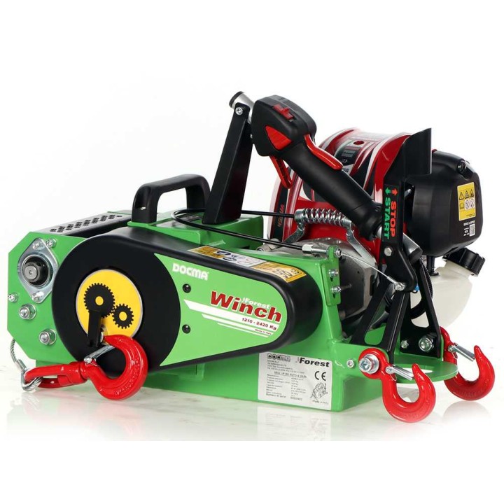 Docma VF150 auto-4 GX50 -metsävinssi, Honda 1,9 HP, vaijeri 60 m / 6 mm