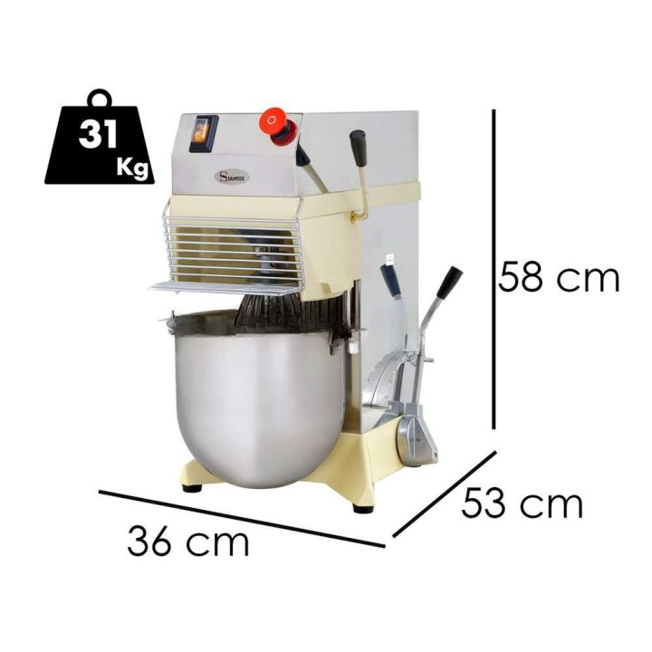 Santos SPL27 planetaarisekoitin, 10 l, 600 W, 230 V