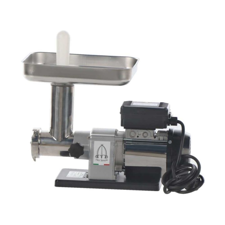 Tre Spade TC-8 Inox sähköinen lihamylly, 300 W, nro 8, ruostumaton teräs