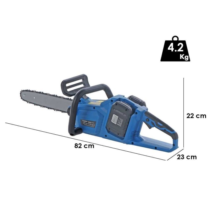 Hyundai LCGC777-3 akkumoottorisaha, 35 cm, 2 × 20 V 4 Ah
