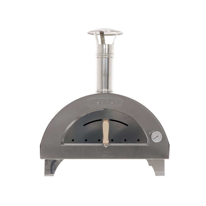 Quattro Stagioni INOX puu-uuni pizzalle, 60 × 40 cm, 1 pizza
