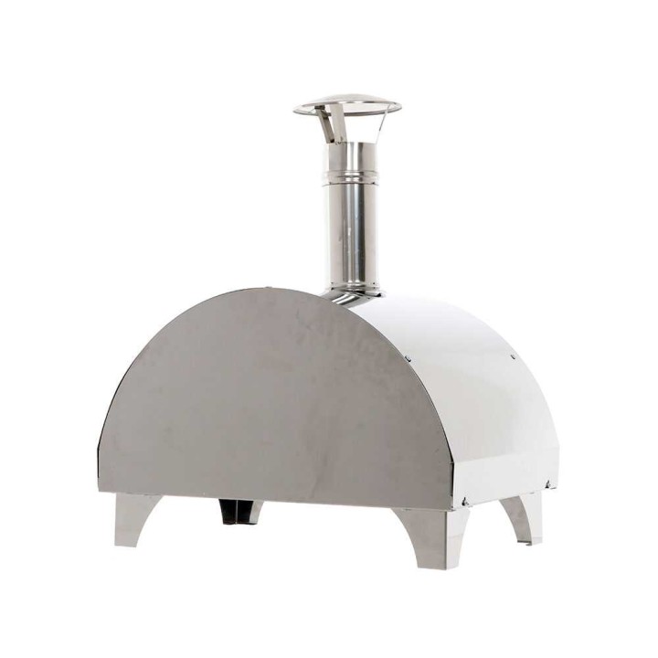 Quattro Stagioni INOX puu-uuni pizzalle, 60 × 40 cm, 1 pizza